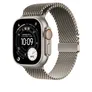 Apple 49mm Milanaise Armband Titan Natur - Large