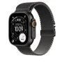 Apple 49mm Milanaise Armband Titan Schwarz - Large