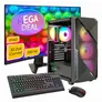 Hyrican GAMEMAX MegaDeal Striker (SET2740 8015) Gaming PC Ryzen 7 5700X 16GB 480GB SSD RTX 5060 + MSI PRO MP32C6X