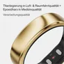 RingConn Smart Ring Gen2 für Frauen und Männer - Schlaf- und Fitness Tracking Wearable - Herzfrequenz - Matt-Schwarz Größe 12