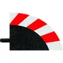 Carrera Digital 124 Außenrandstreifen für Steilkurve 3/30° (6), Endstücke (2)