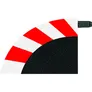 Carrera Digital 124 Außenrandstreifen für Kurve 1/30° (6), Endstücke (2)