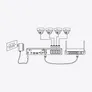 Reolink NVS8-8MD4 Set 1x NVS8 4x P334