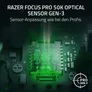 RAZER Viper V4 Pro Weiß Gaming-Maus, kabellos, symmetrisch, Bluetooth, 2.4Ghz Empfänger, 50.000 DPI, 8000 Hz Abtastrate