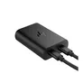 HP USB-C 65W GaN Ladegerät/ Netzteil Schwarz, 2x USB-C, inkl. 1m USB-C Kabel, 1m Netzkabel (Schuko)