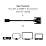 Club 3D CAC-1211 DVI / HDMI™ 1.4 Kabel M/F 2m Bidirectional