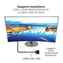 Club 3D CAC-1220 DVI-D Dual Link (24+1) Kabel Bidirectional M/M 10m 28AWG