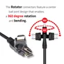 Club 3D CAC-1360 HDMI™ 2.0 4K60Hz UHD 360 Degree Rotary Kabel 2m