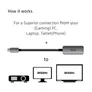 Club 3D CAC-1567 USB-C® / DisplayPort™ 1.4 8K60Hz HBR3 Active Adapter