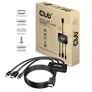 Club 3D CAC-1630 USB-C® / HDMI™ / MiniDisplayPort™ 1.2 / HDMI™ 4K60Hz HDR M/M Active Adapter 32AWG