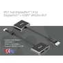 Club3D CSV-7220 MST hub DisplayPort™ 1.4 / DisplayPort™ + HDMI™ 4K60Hz M/F