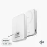 Vonmählen Evergreen Mag Powerbank 10.000 mAh mit Kickstand Weiß
