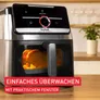Tefal EY876D Easy Fry Silence 7L, intelligente und leise Heißluftfritteuse
