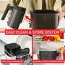 Tefal EY5728 Easy Fry Smart & Silence, Heißluftfritteuse 5L