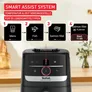 Tefal EY5728 Easy Fry Smart & Silence, Heißluftfritteuse 5L