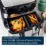 Tefal EY90JD Jamie Oliver by Tefal Dual Drawer Heißluftfritteuse, 8,3 l/2,2 kg Schubladen