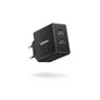 Lenovo Dual USB-C 65W GaN-Ladegerät/ Netzteil Schwarz inkl. USB-C Kabel (1,5m)