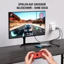 4smarts 3in1 HDMI Hub-Ladegerät GaN Flex 65W weiß