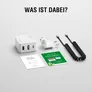 4smarts 3in1 HDMI Hub-Ladegerät GaN Flex 65W weiß