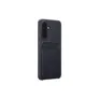 Samsung Card Slot Case EF-OA376TBEGWW für Galaxy A37, schwarz, Schutzhülle mit Kartenfach