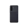 Samsung Card Slot Case EF-OA376TBEGWW für Galaxy A37, schwarz, Schutzhülle mit Kartenfach