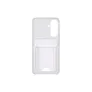 Samsung Card Slot Case EF-OA576TJEGWW für Galaxy A57, hellgrau, Schutzhülle mit Kartenfach