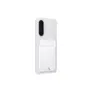 Samsung Card Slot Case EF-OA376TJEGWW für Galaxy A37, hellgrau, Schutzhülle mit Kartenfach