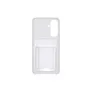 Samsung Card Slot Case EF-OA376TJEGWW für Galaxy A37, hellgrau, Schutzhülle mit Kartenfach