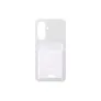 Samsung Card Slot Case EF-OA376TJEGWW für Galaxy A37, hellgrau, Schutzhülle mit Kartenfach