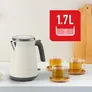 Tefal KI666A 1,7 L Collection Edelstahlwasserkocher weiß