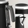 Tefal KI6668 1,7 L Collection Edelstahlwasserkocher schwarz