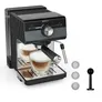 Krups XP384G Authentic+ Siebträgermaschine 1460 Watt Bullet Grey