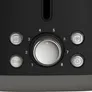 Tefal TT7208 Collection Doppelschlitz-Toaster Retro-Edelstahl Schwarz
