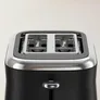 Tefal TT7208 Collection Doppelschlitz-Toaster Retro-Edelstahl Schwarz