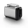Tefal TT5S1D Subito 2-Scheiben-Toaster mit Brötchenaufsatz Schwarz & Inox