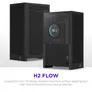 NZXT H2 Flow Black Midi Tower ATX Gehäuse mit Sichtfenster