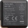 Shelly Blu ZB H&T Black Temperatur- & Feuchtigkeitssensor Bluetooth Zigbee Batterie Schwarz