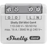 Shelly EM Mini Gen4 Unterputz Leistungsmesser max 8A 1 Kanal WLAN Matter Zigbee Bluetooth