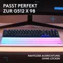 Logitech G Handballenauflage 98 für G512 X 98 Gaming-Tastaur, Acryl – verstärkt RGB-Leuchtkraft