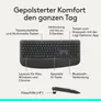 Logitech Signature Comfort Plus MK880 Grafit Maus-Tastaturkombination, kabellos, Bluetooth, Anpassbar via Logi Options+