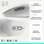 Logitech Signature Comfort Plus MK880 Weiß Maus-Tastaturkombination, kabellos, Bluetooth, Anpassbar via Logi Options+