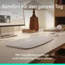 Logitech Signature Comfort Plus MK880 Weiß Maus-Tastaturkombination, kabellos, Bluetooth, Anpassbar via Logi Options+