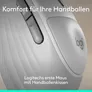 Logitech Signature Comfort Plus MK880 Weiß Maus-Tastaturkombination, kabellos, Bluetooth, Anpassbar via Logi Options+