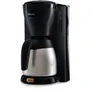 Philips HD7544/20 Café Gaia Kaffeemaschine mit Thermoskanne silber/schwarz
