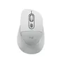 Logitech Signature Comfort Plus M850 L Weiß, kabellose Bluetooth-Maus mit Handballenkissen, Anpassbar via Logi Options+