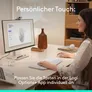 Logitech Signature Comfort Plus M850 L Weiß, kabellose Bluetooth-Maus mit Handballenkissen, Anpassbar via Logi Options+