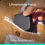 Logitech Mobi Fold Grafit Bluetooth-Maus, kabellos, faltbar, USB-C, Anpassbar via Logitech Options+
