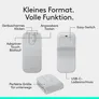 Logitech Mobi Fold Weiß Bluetooth-Maus, kabellos, faltbar, USB-C, Anpassbar via Logitech Options+