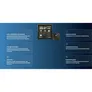 Shelly Unterputz Wall Display Black + Blu H&T Black Thermostat Smart-Home-Disply