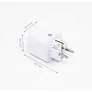 Shelly Plug M Gen3 White Smarter Zwischenstecker WLAN/BT 2er Set weiß